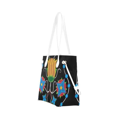 Floral Beadwork-02 Clover Canvas Tote Bag