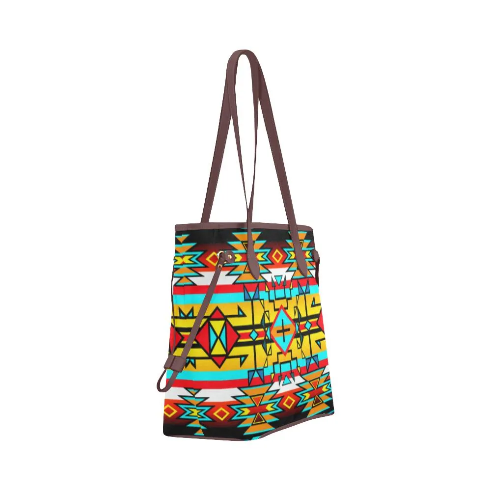 Force of Nature Twister Clover Canvas Tote Bag