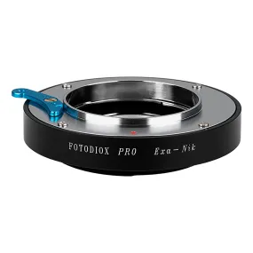 Fotodiox Pro Lens Mount Adapter - Exakta, Auto Topcon SLR Lens to Nikon F Mount SLR Camera Body