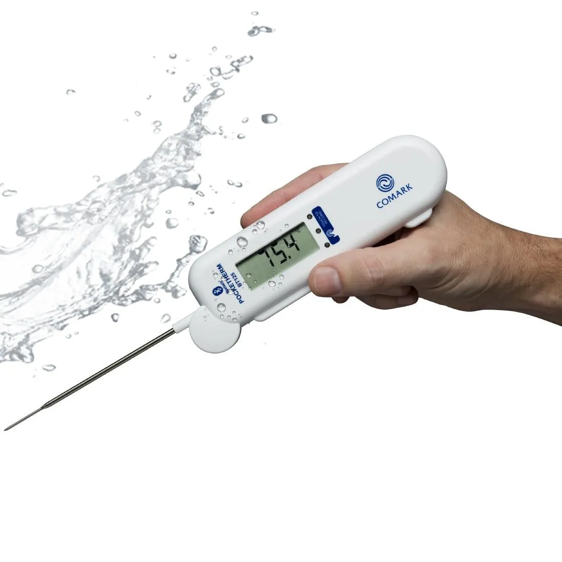 FW503 Comark Bluetooth Digital Folding Waterproof Thermometer