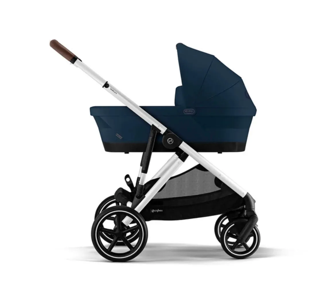 Gazelle S 2 Stroller - Navy / Silver Frame