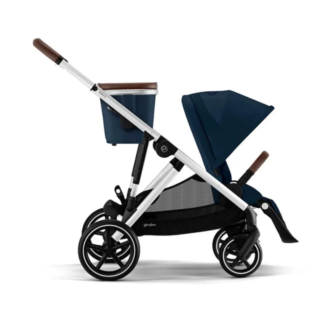 Gazelle S 2 Stroller - Navy / Silver Frame