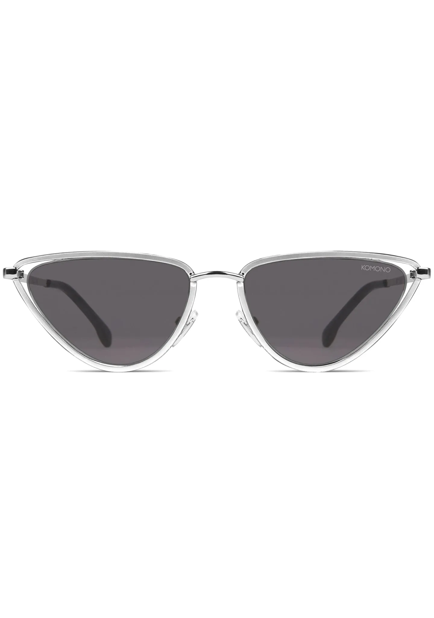 Gigi Sunglasses in Silver/Smoke