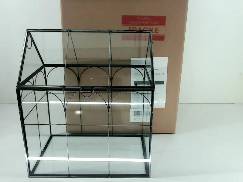 Glass Terrarium with Lid Indoor Greenhouse Planter 9x11x6 Inch