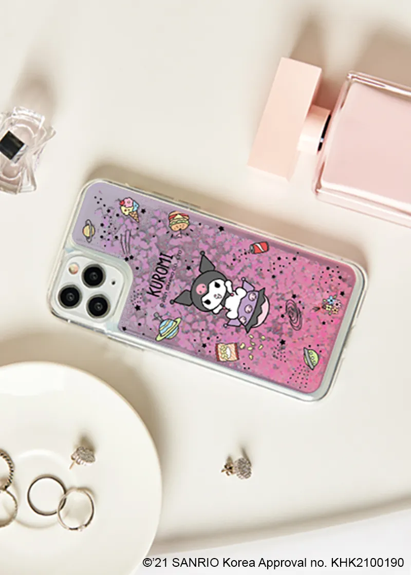 Hello Kitty & Friends shining glitter iPhone jelly case - SANRIO Korea