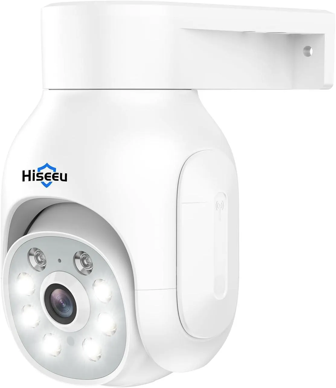 Hiseeu Security Camera Wireless Outdoor, 3MP PT WiFi Home Camera with Motion Detection, Color Night Vision, Siren/Motion/Light Alarm, 2-Way Audio, IP66 Weatherproof, Work with Alexa