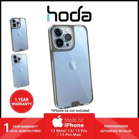 Hoda Crystal Pro Glass Case for iPhone 13 Pro 6.1" 5G - Military Standard Case - Clear Black (Barcode: 4711103541609 )