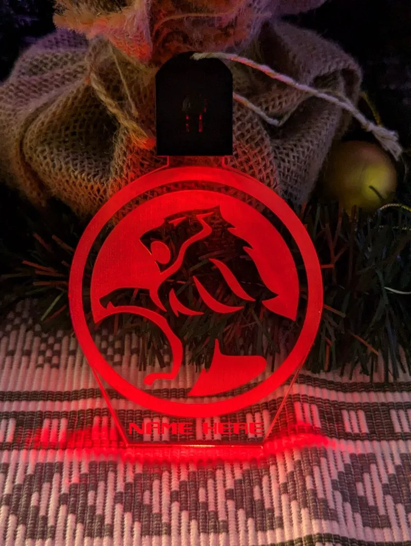 Holden Logo Personalised Bauble Decoration 3D Light Ups