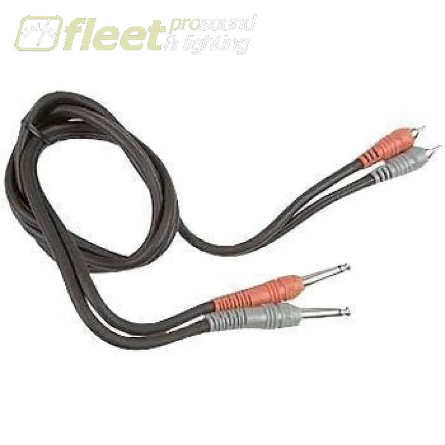 Hosa CPR-202 RCA to 1/4 Cable x2 - 2 meters (6.6 FT)