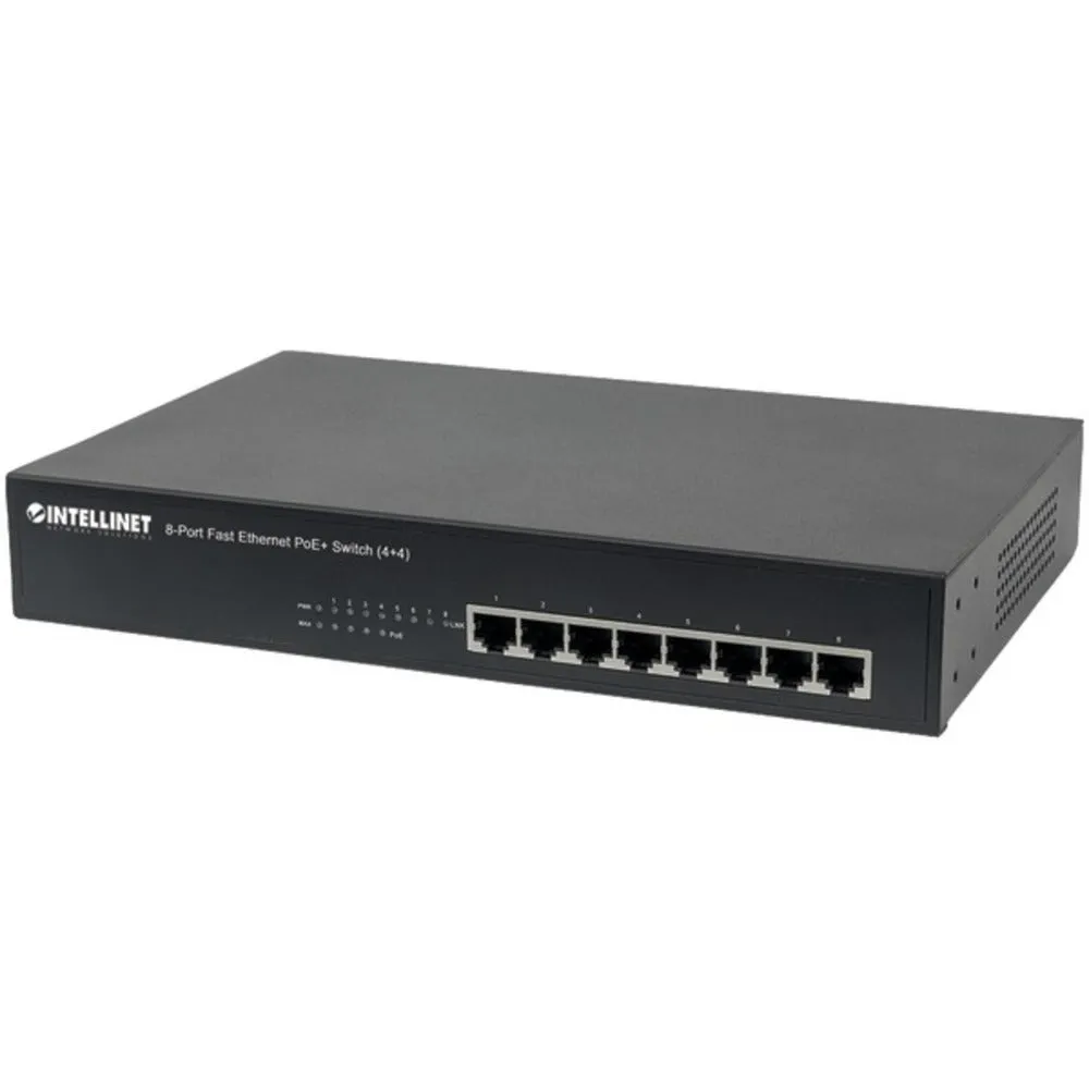 Intellinet Network Solutions 561075 8-Port Fast Ethernet PoE  Switch