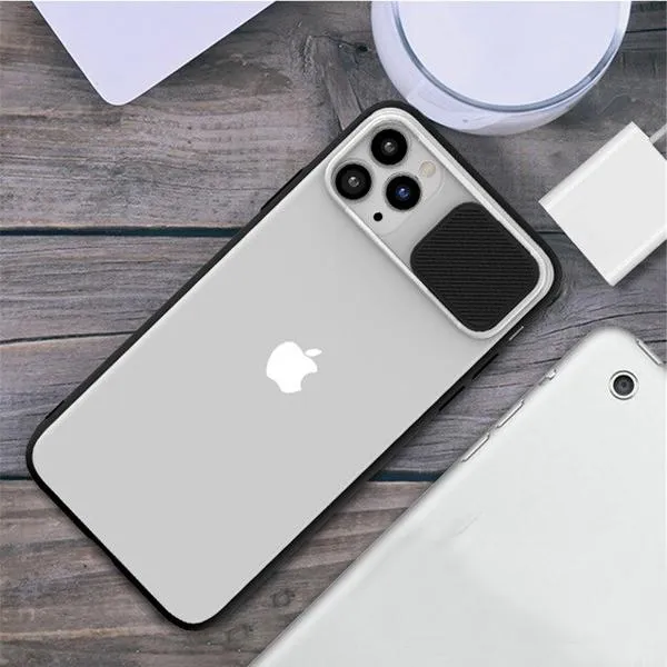 iPhone 11 Pro Max Camera Lens Slide Protection Matte Case