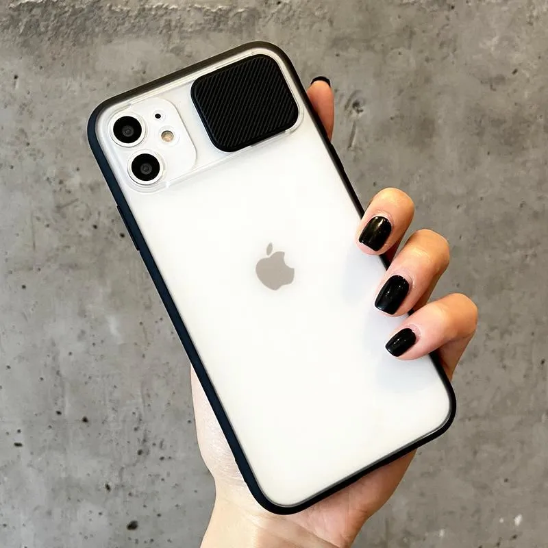 iPhone 11 Pro Max Camera Lens Slide Protection Matte Case