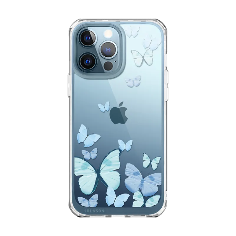 iPhone 13 Pro Max Halo Case - Butterfly Blue