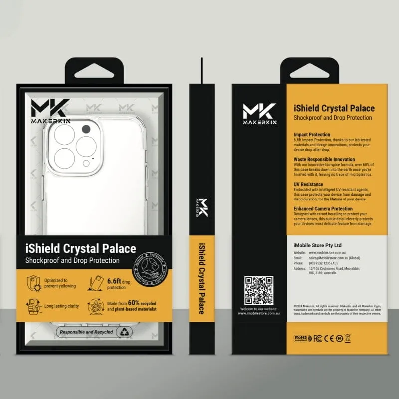 iShield Crystal Palace Clear Case for iPhone 16 Plus