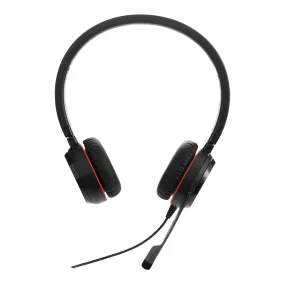 Jabra Evolve 30 Ii Ms Stereo - Headset - On-Ear - Wired - 3.5 Mm Jack, Usb-C - Certified For Skype For Business