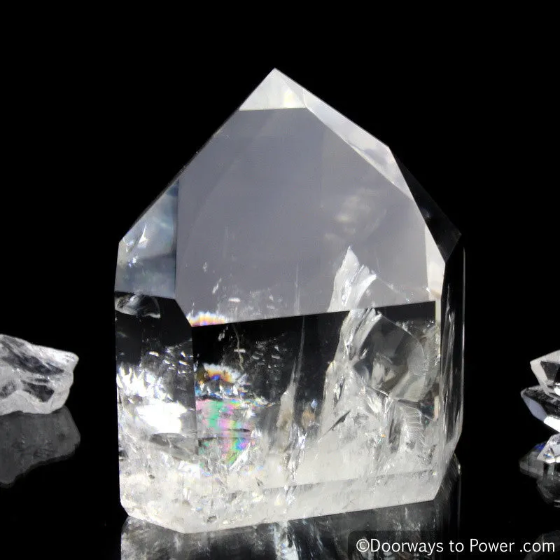 John of God Casa Crystal Point w/ Striking Rainbows 'Gallery Quality'