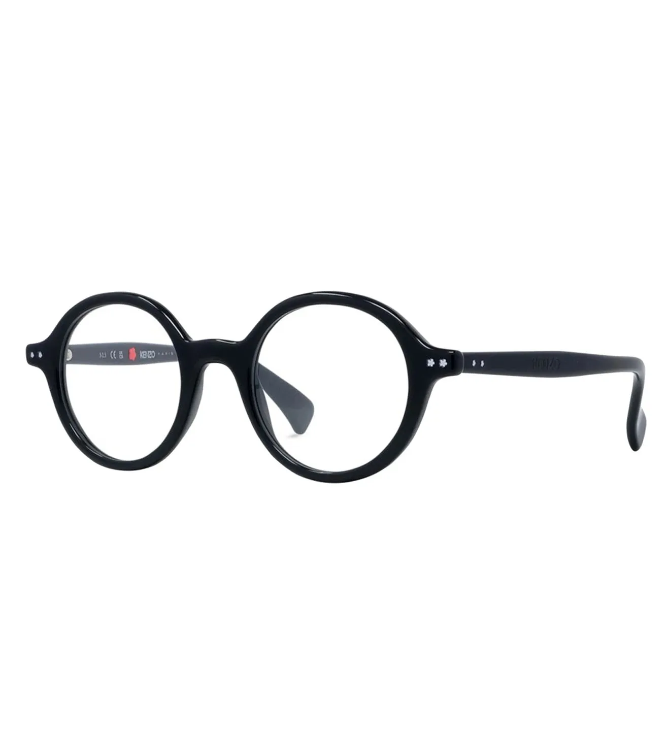 Kenzo Unisex Black Round Optical Frame