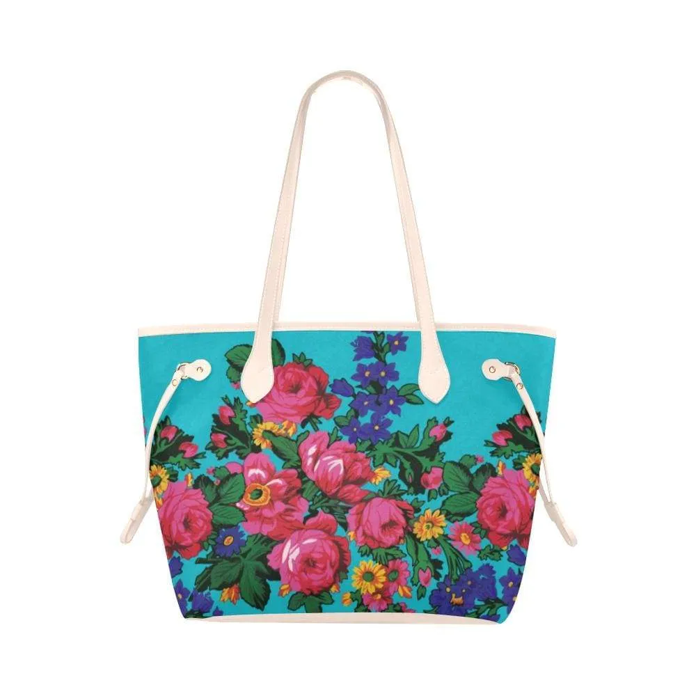 Kokum's Revenge-Sky Clover Canvas Tote Bag