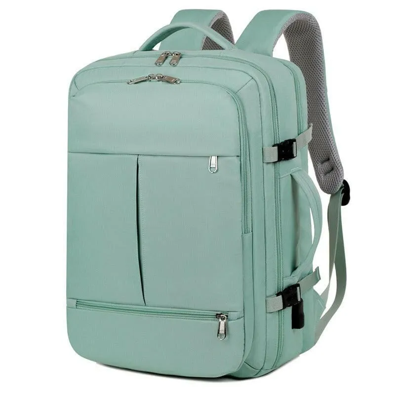 Large Capacity Backpack with Multiple Pockets for Business Travel