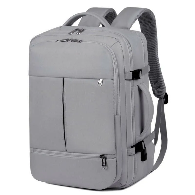 Large Capacity Backpack with Multiple Pockets for Business Travel