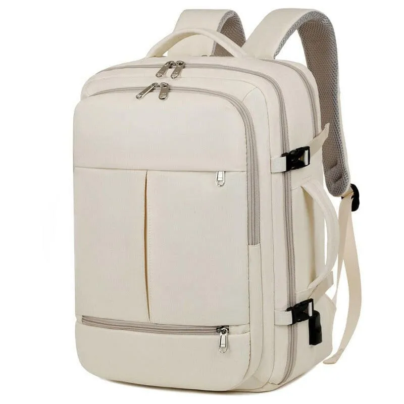 Large Capacity Backpack with Multiple Pockets for Business Travel