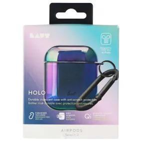 LAUT HOLO Series Case for Apple Airpods (1st & 2nd Gen) - Midnight