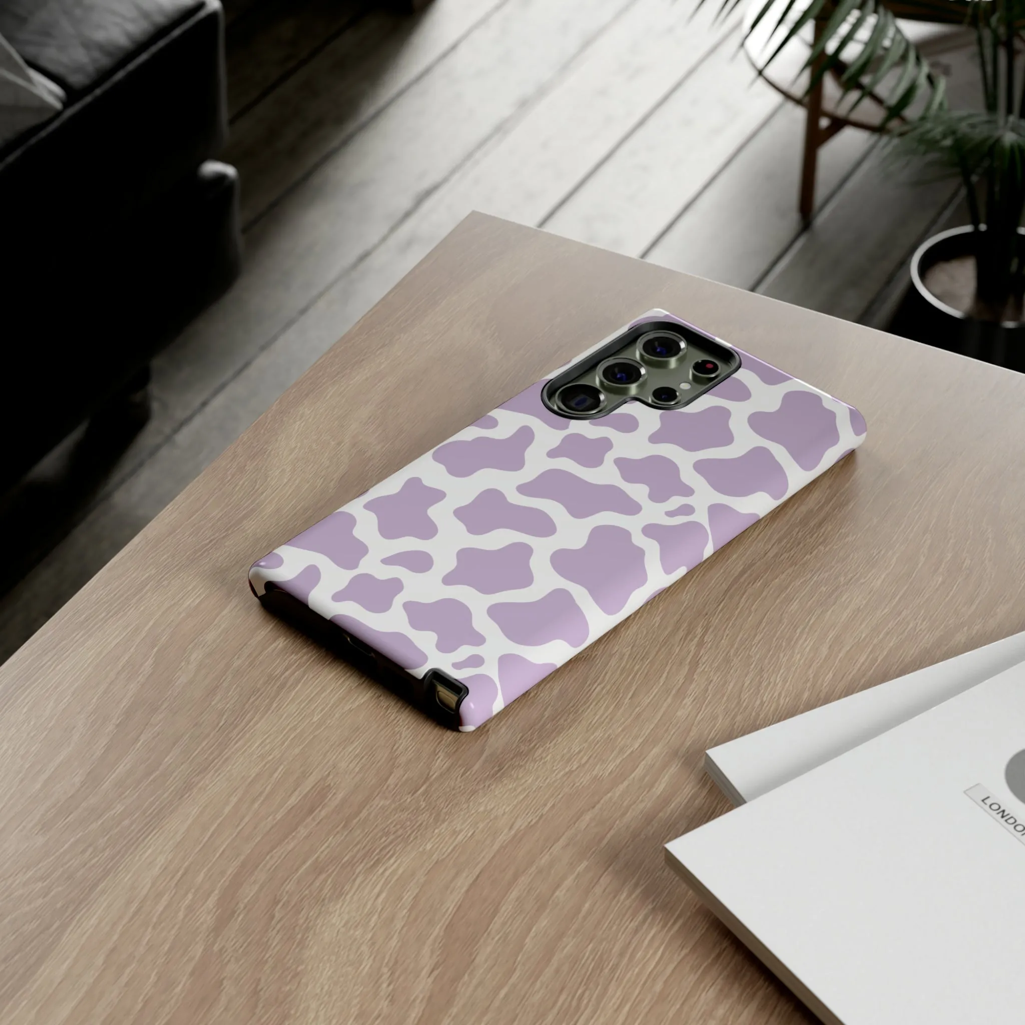 Lavender Cow Phone Case