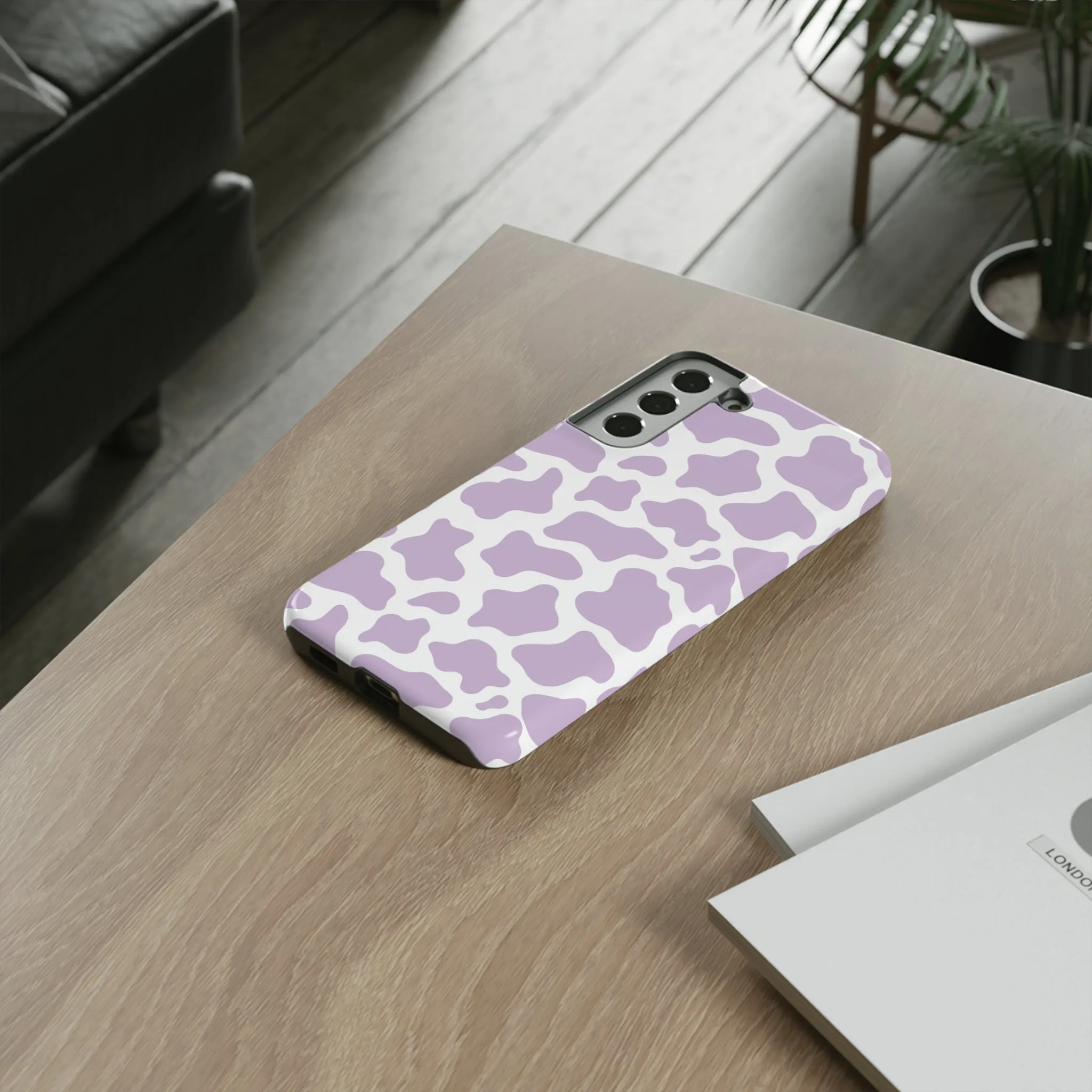 Lavender Cow Phone Case