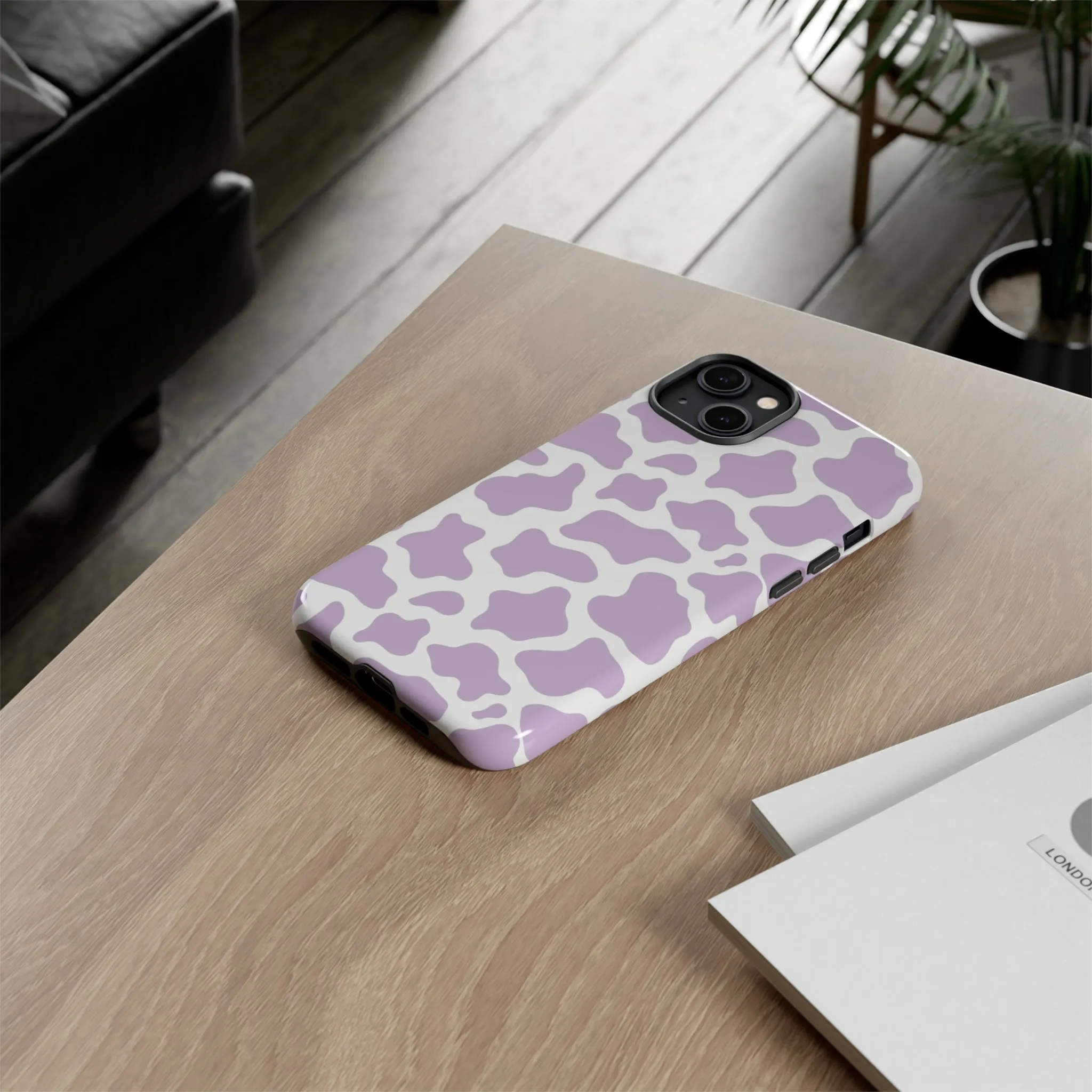 Lavender Cow Phone Case