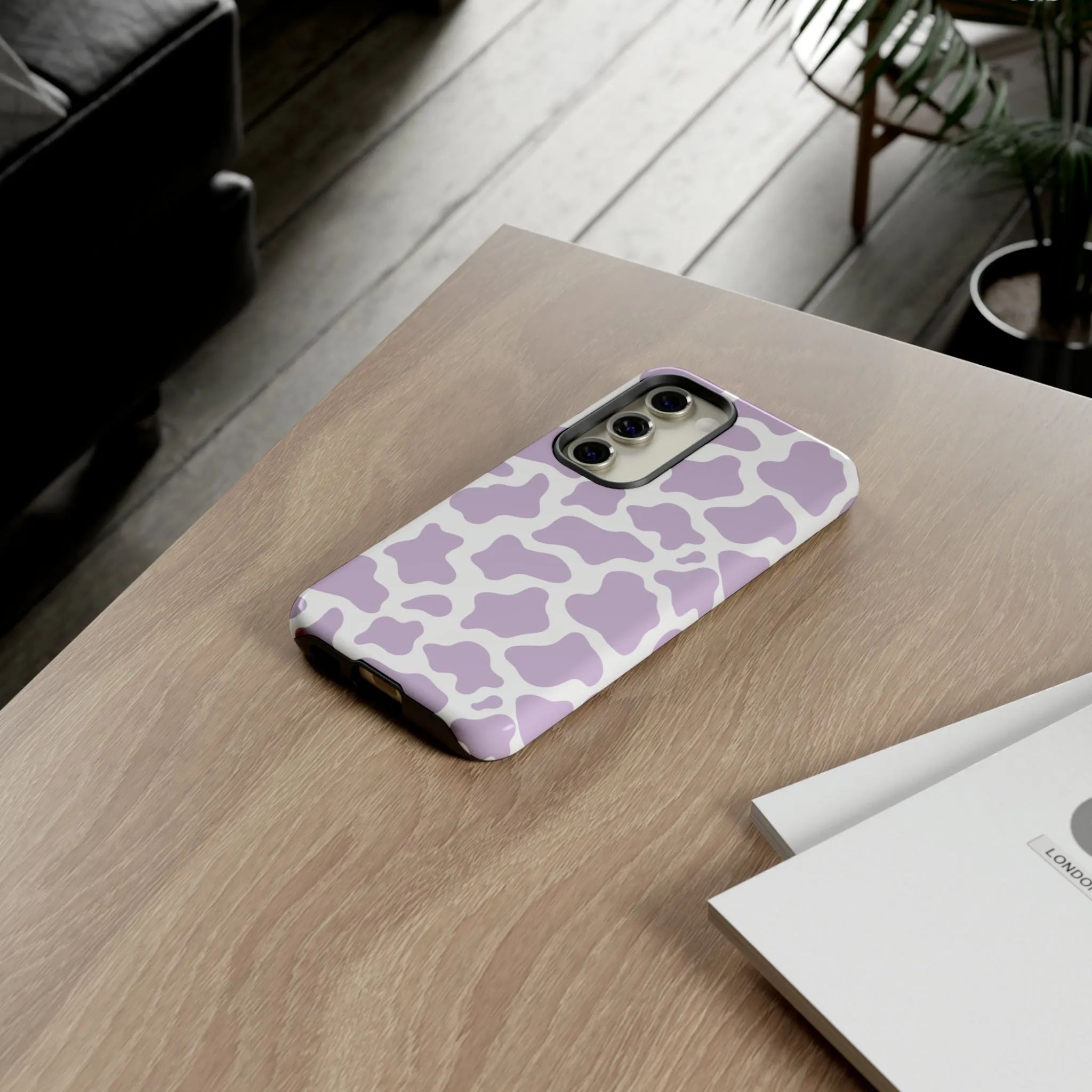 Lavender Cow Phone Case