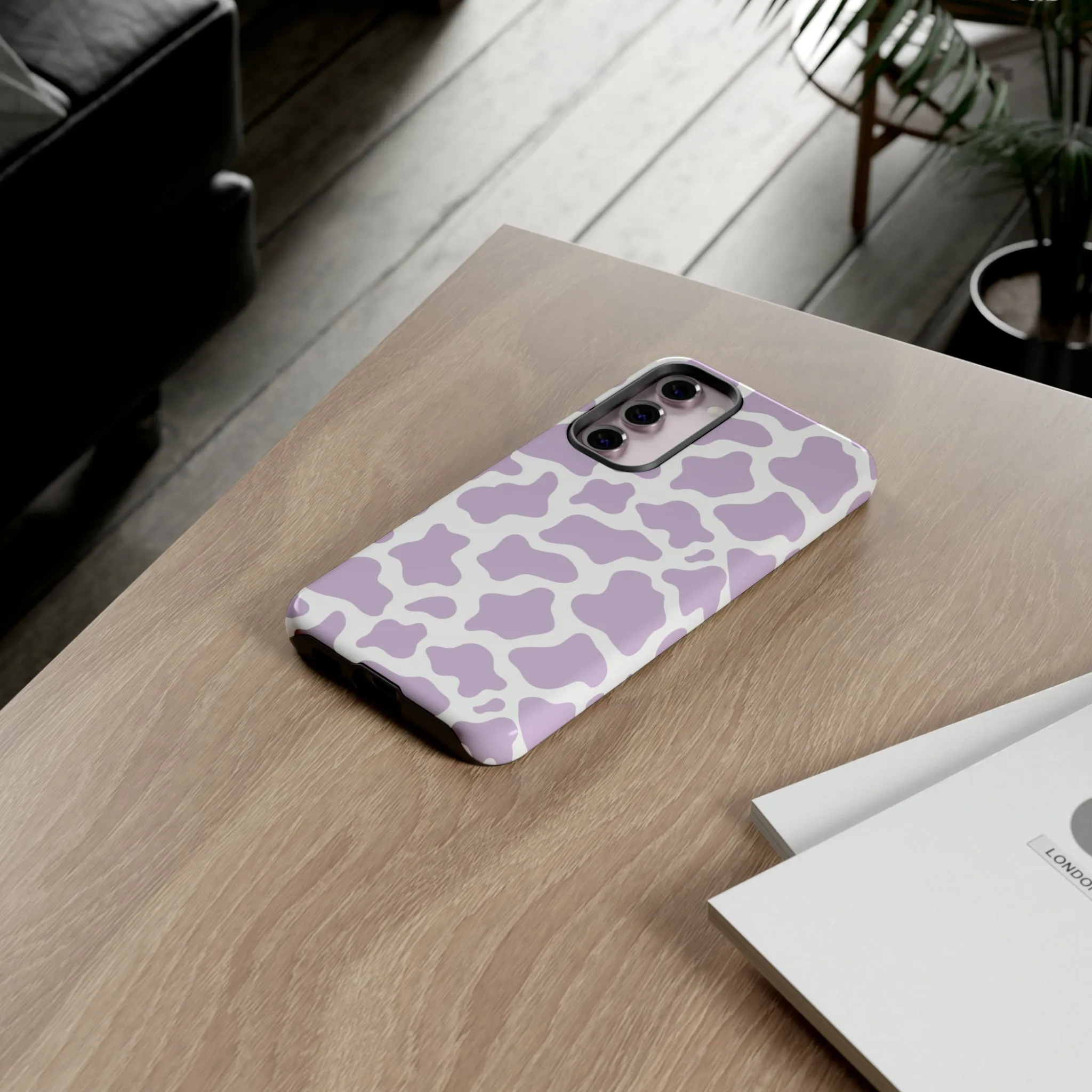 Lavender Cow Phone Case