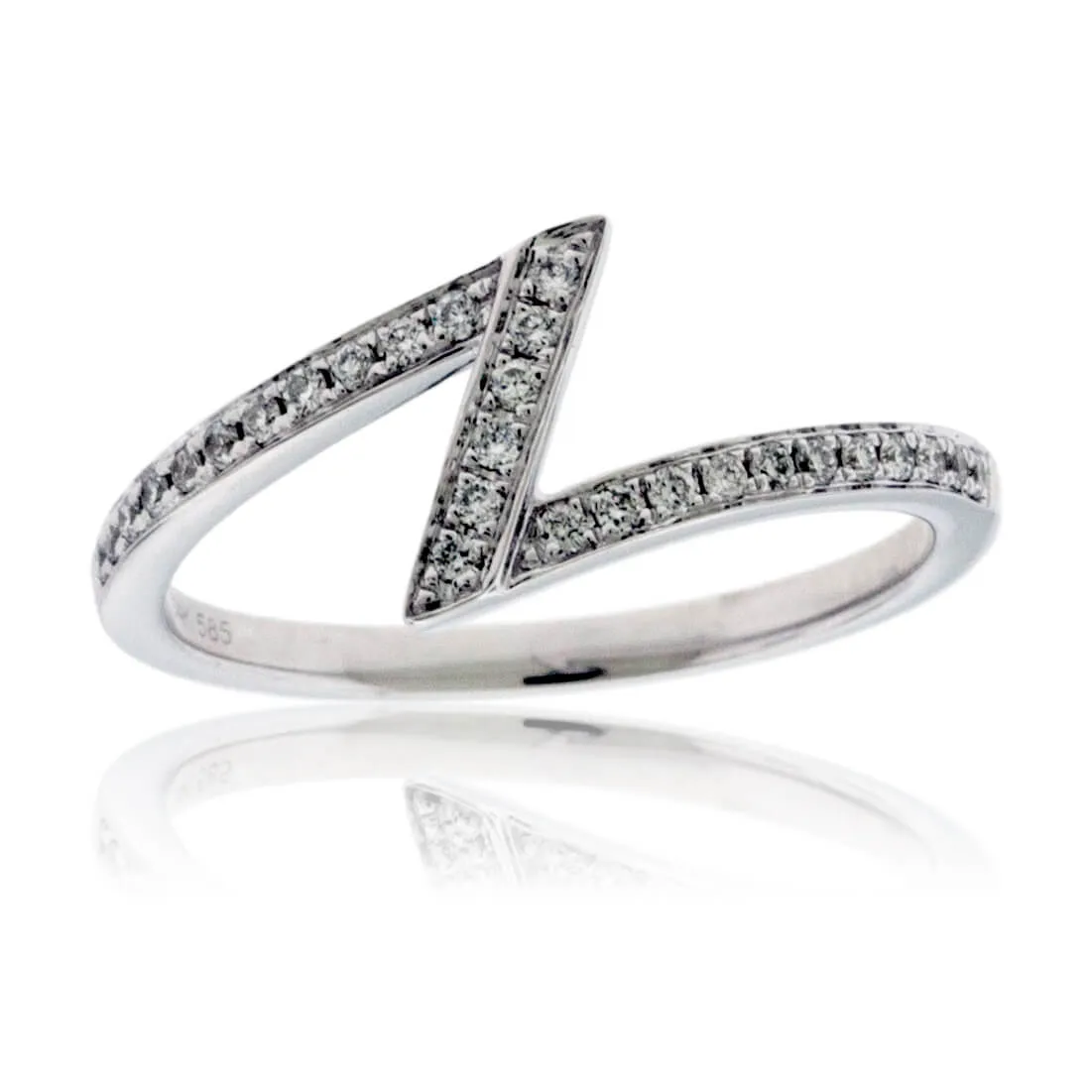 Lightning Strike Diamond Fashion Ring