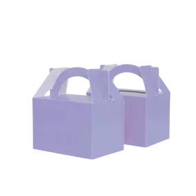 Little Lunch Favour Box Pastel Lilac - Pack of 10