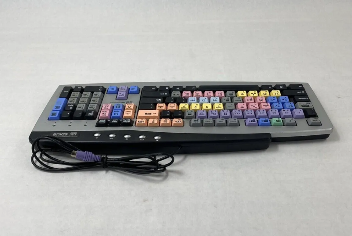 Logic Keyboard Edius KB-0173 Customized Classic Key Editing Tool Tested