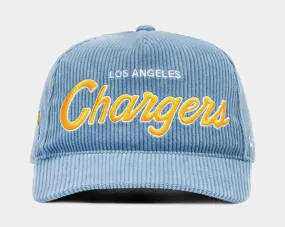 Los Angeles Chargers Corduroy Snapback Mens Hat (Blue/Yellow)