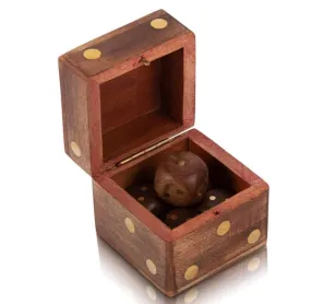 Ludo 5 Set Dice Game Set with Decorative Storage Box