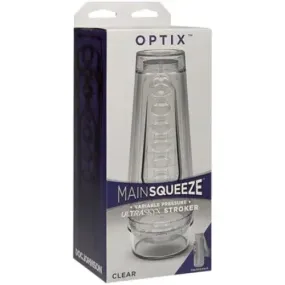 Main Squeeze Optix ULTRASKYN Clear Masturbator