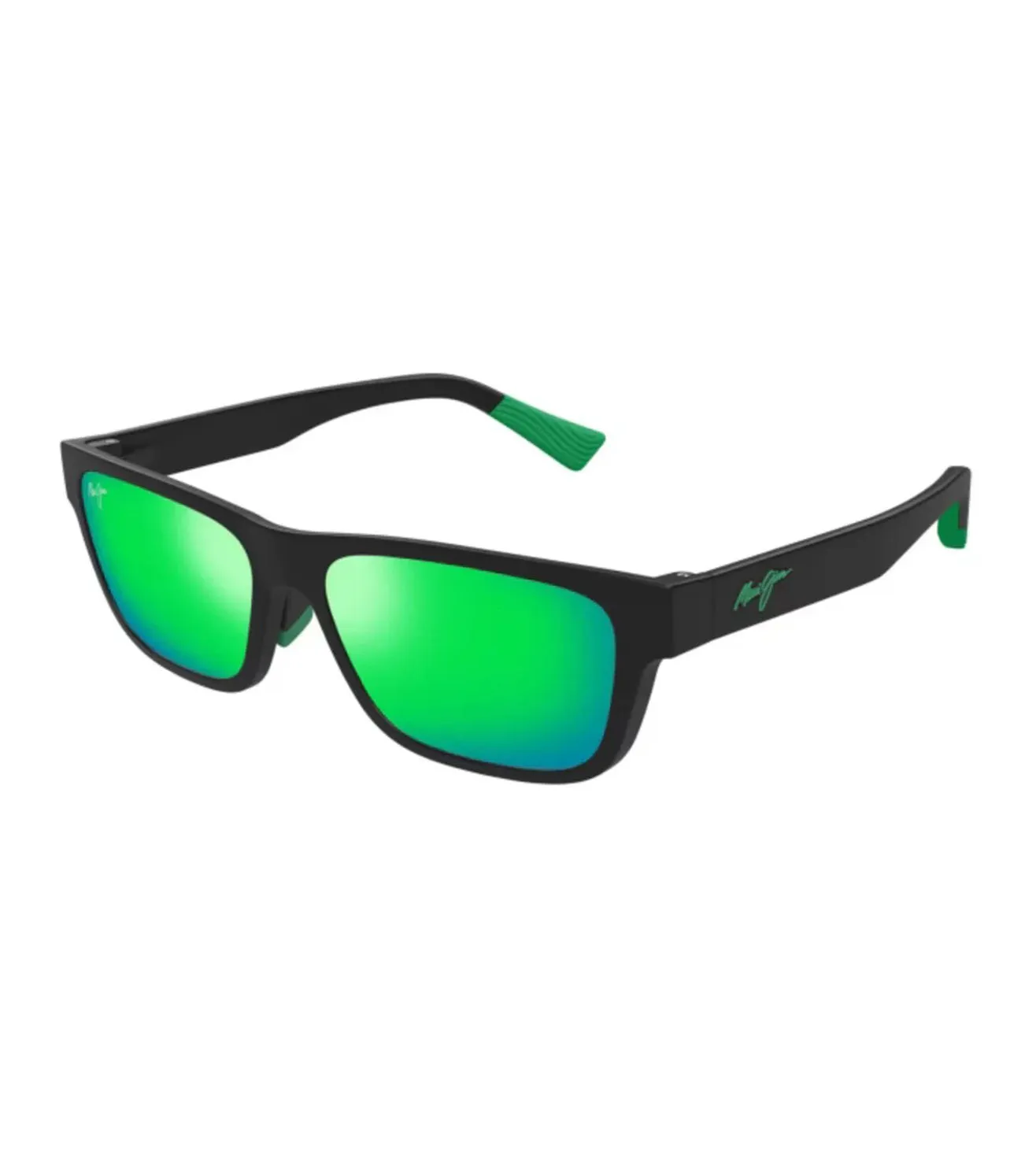 Maui Jim Unisex Green Square Sunglasses