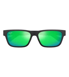 Maui Jim Unisex Green Square Sunglasses