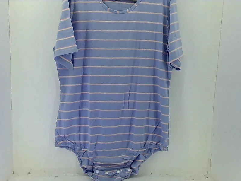 Men's 3XLarge Striped Casual Romper