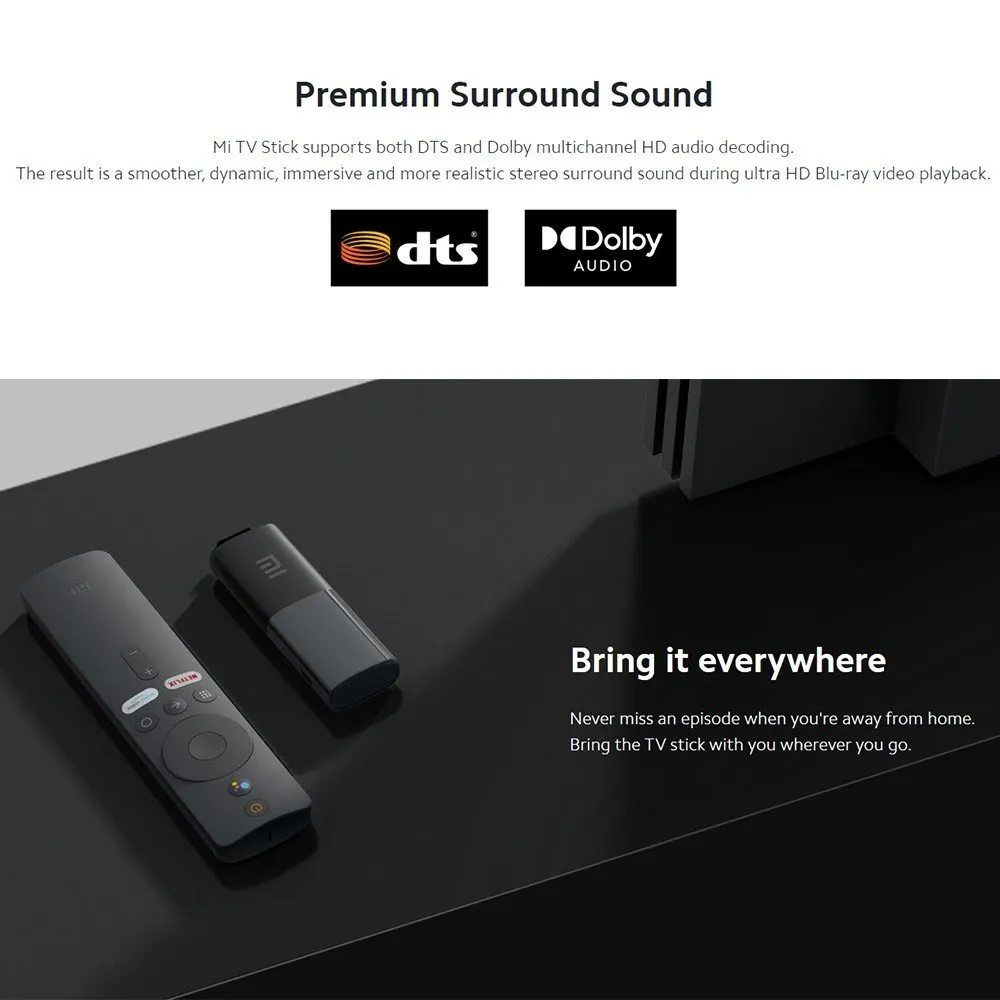 Mi TV Stick Android TV Stream Anywhere