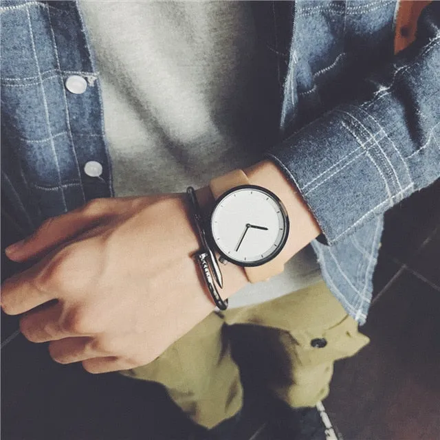 Minimalist stylish men quartz watches drop shipping 2018 new fashion simple black clock BGG brand male wristwatches gifts