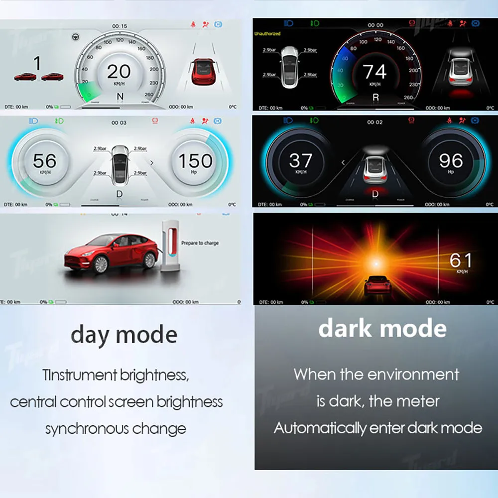 Model 3 & Y Highland H6 6.86 Inches Dashboard Display