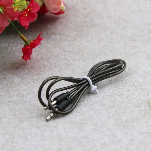 MOONBIFFY 3.5mm Male To Male Stereo Audio Jack Aux Auxiliary Cable For iPhone 6 5 5s For iPad MP3 Music Piayer in Car