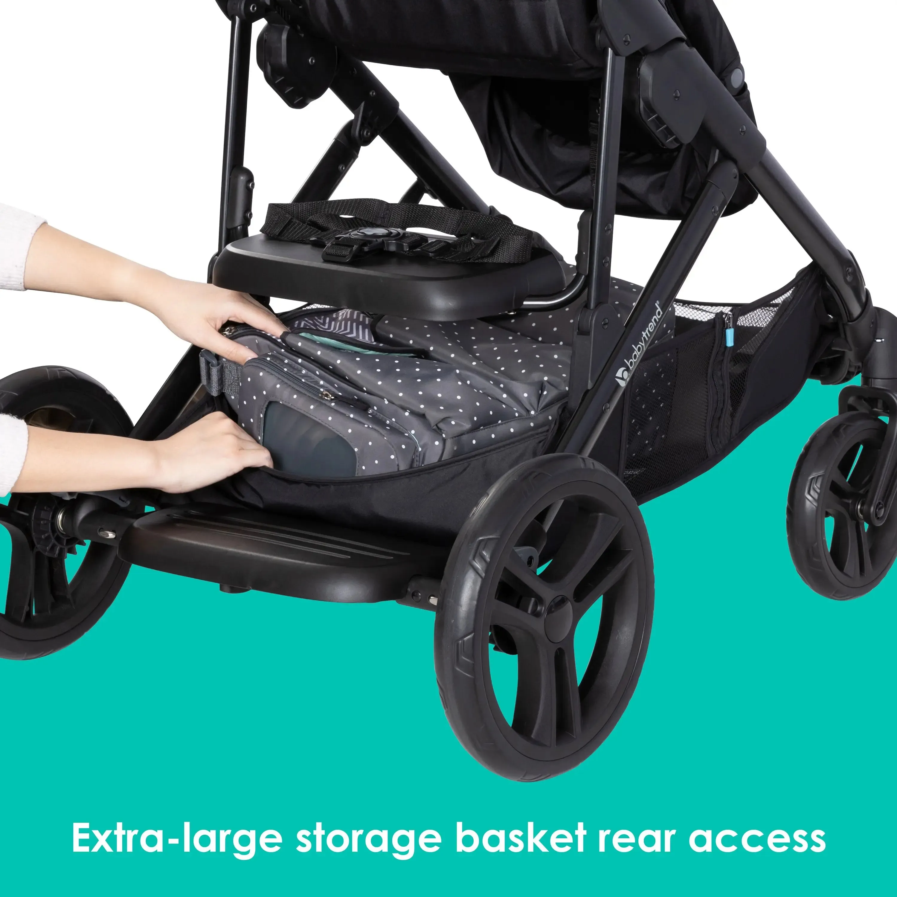 Morph Single to Double Modular Stroller Travel System with EZ-Lift™ PLUS Infant Car Seat