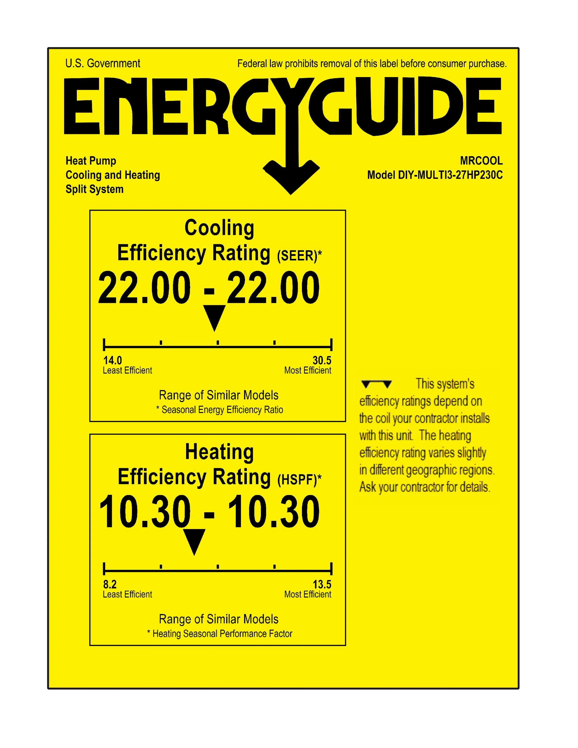 MRCOOL DIY Mini-Split Series 4th Generation 27,000 BTU 2-Zone Wall Mounted 9K 18K Heat Pump System