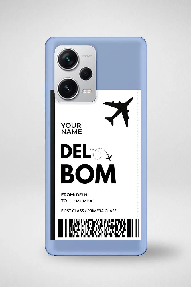 My Boarding Pass Customized Hard Mobile Case - iPhone, Samsung, OnePlus & Xiaomi