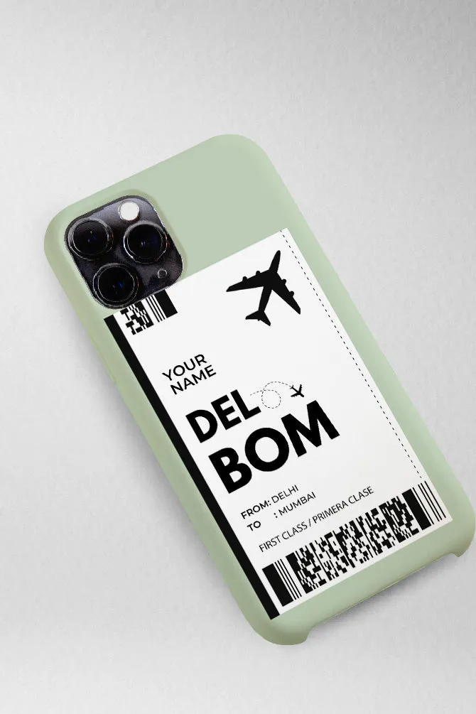 My Boarding Pass Customized Hard Mobile Case - iPhone, Samsung, OnePlus & Xiaomi