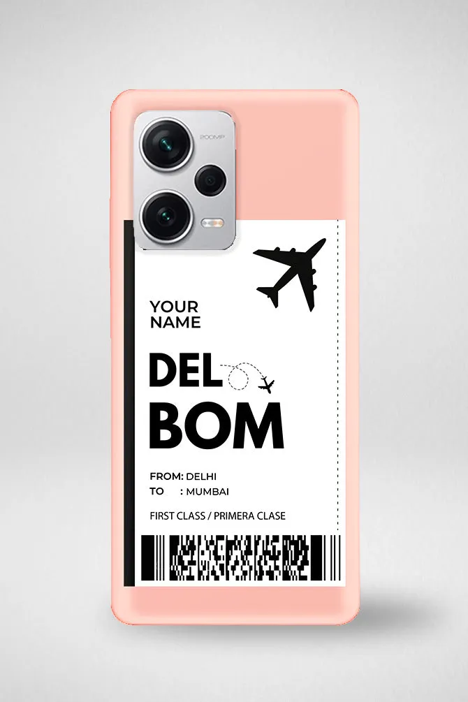 My Boarding Pass Customized Hard Mobile Case - iPhone, Samsung, OnePlus & Xiaomi