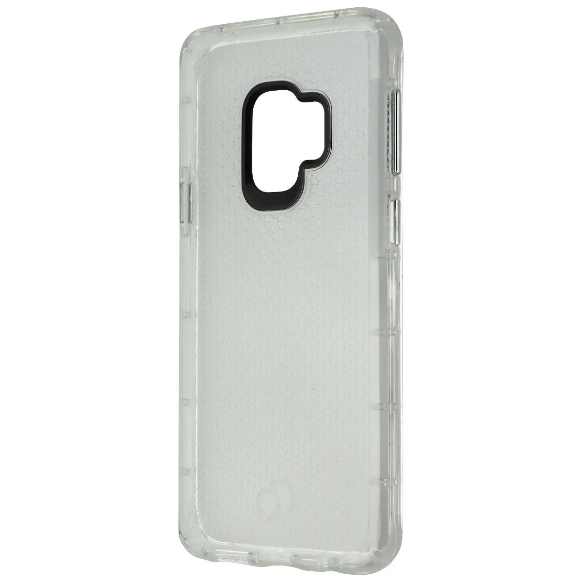 Nimbus9 Phantom 2 Series Case for Samsung Galaxy S9 - Clear/Silver Buttons